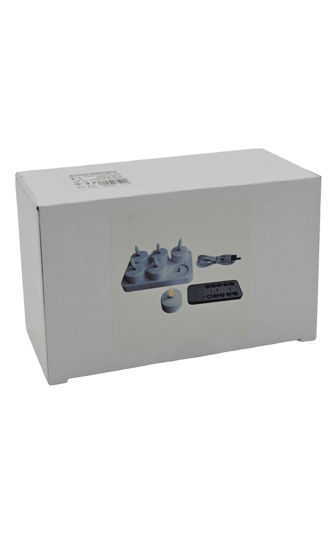LED-Teelichter mit Ladestation und Fernbedienung 6er-Set Bild 2