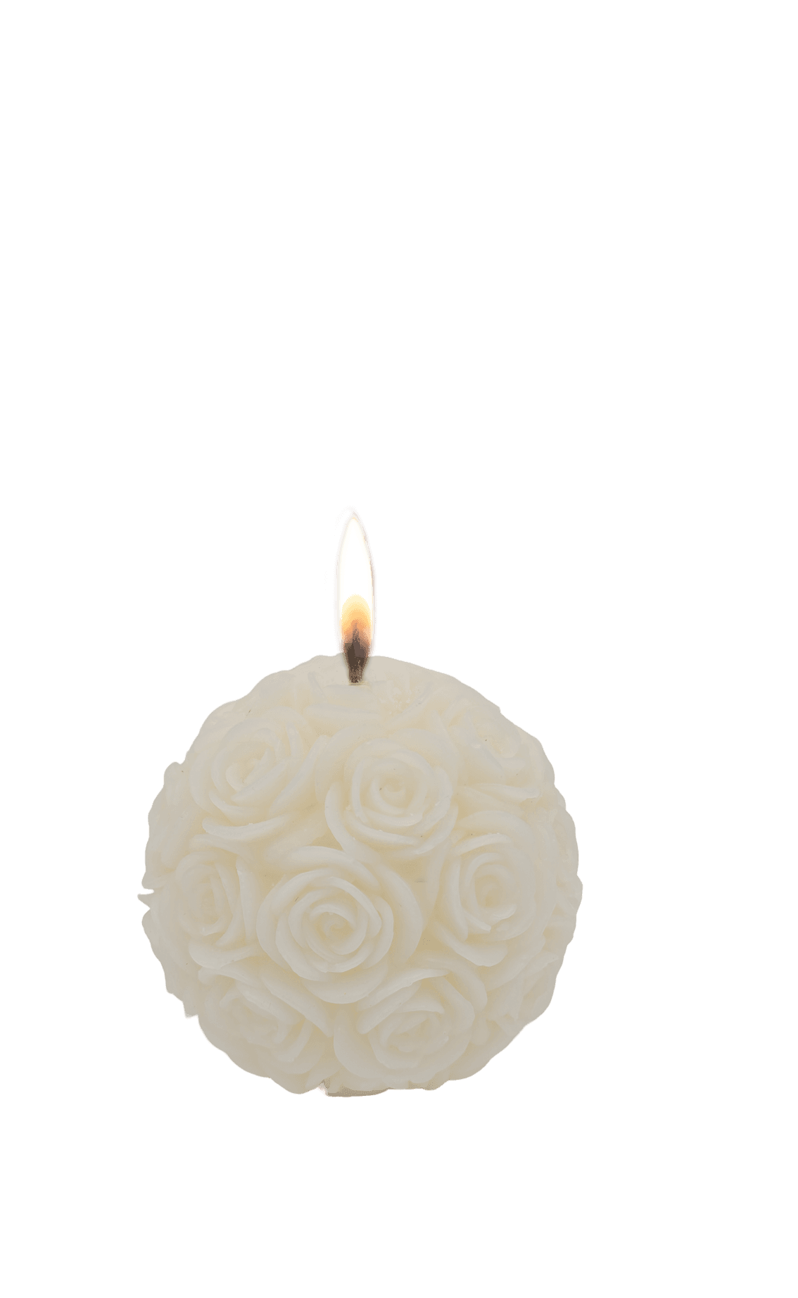 Rosenkugel-Hochzeitskerze ø 120 mm Bild 3