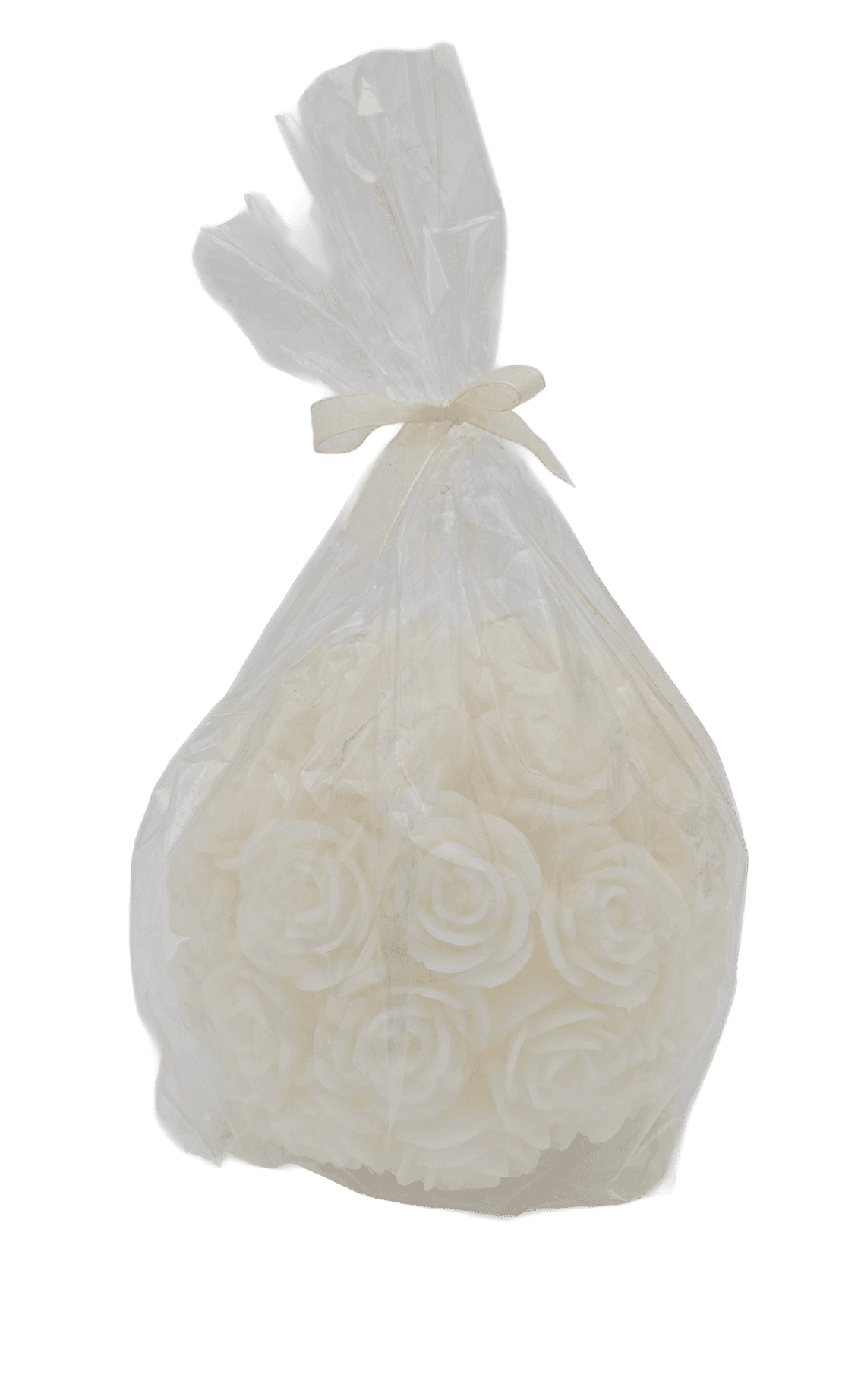 Rosenkugel-Hochzeitskerze groß ø 150 mm Bild 2