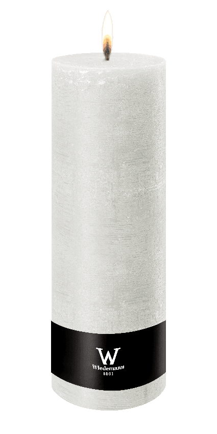 Stumpenkerze Rustikal 100x300 mm Bild 2