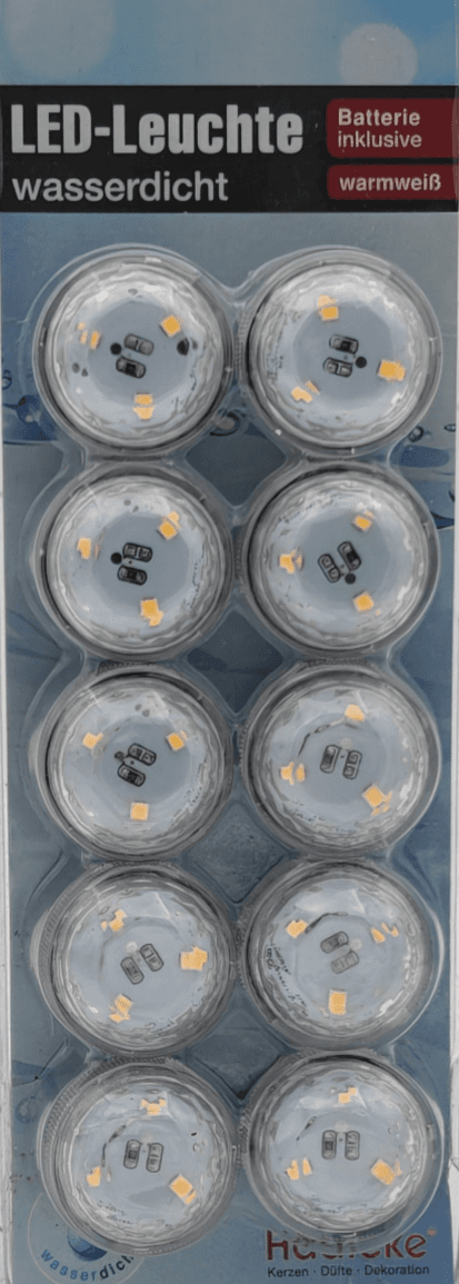 Wasserdichte LED-Lichter, 10 Stück Bild 3