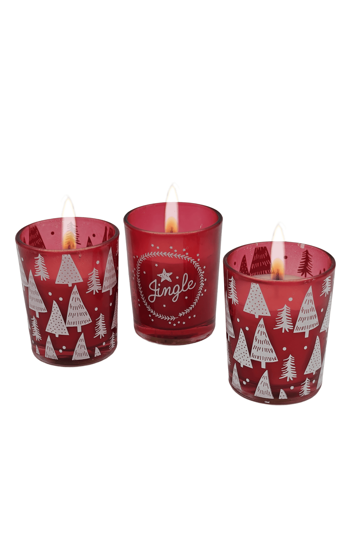 Eco-Weihnachtskerzen mit dezentem Duft, 3er-Set in Geschenkverpackung Bild 2