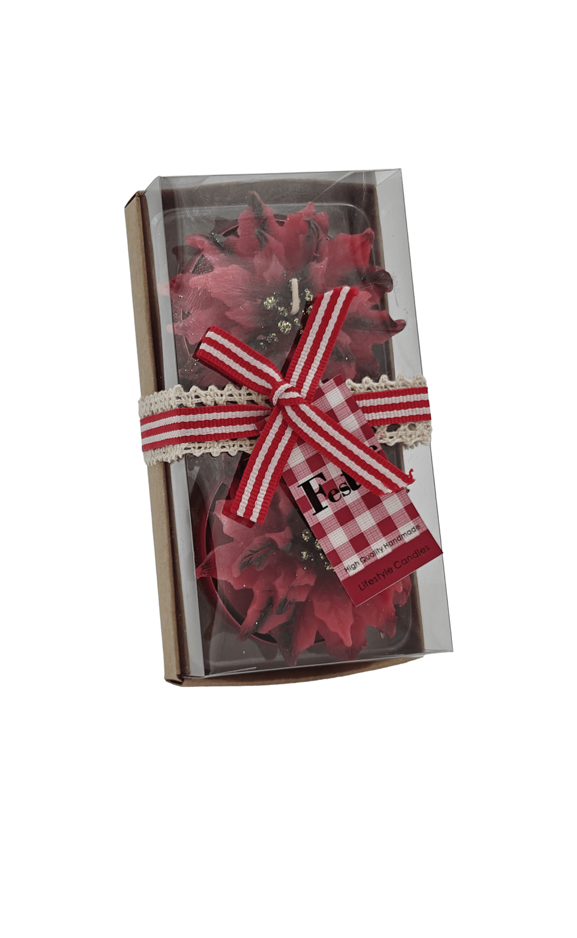 Maxi-Teelichter Weihnachtsstern 2er-Set