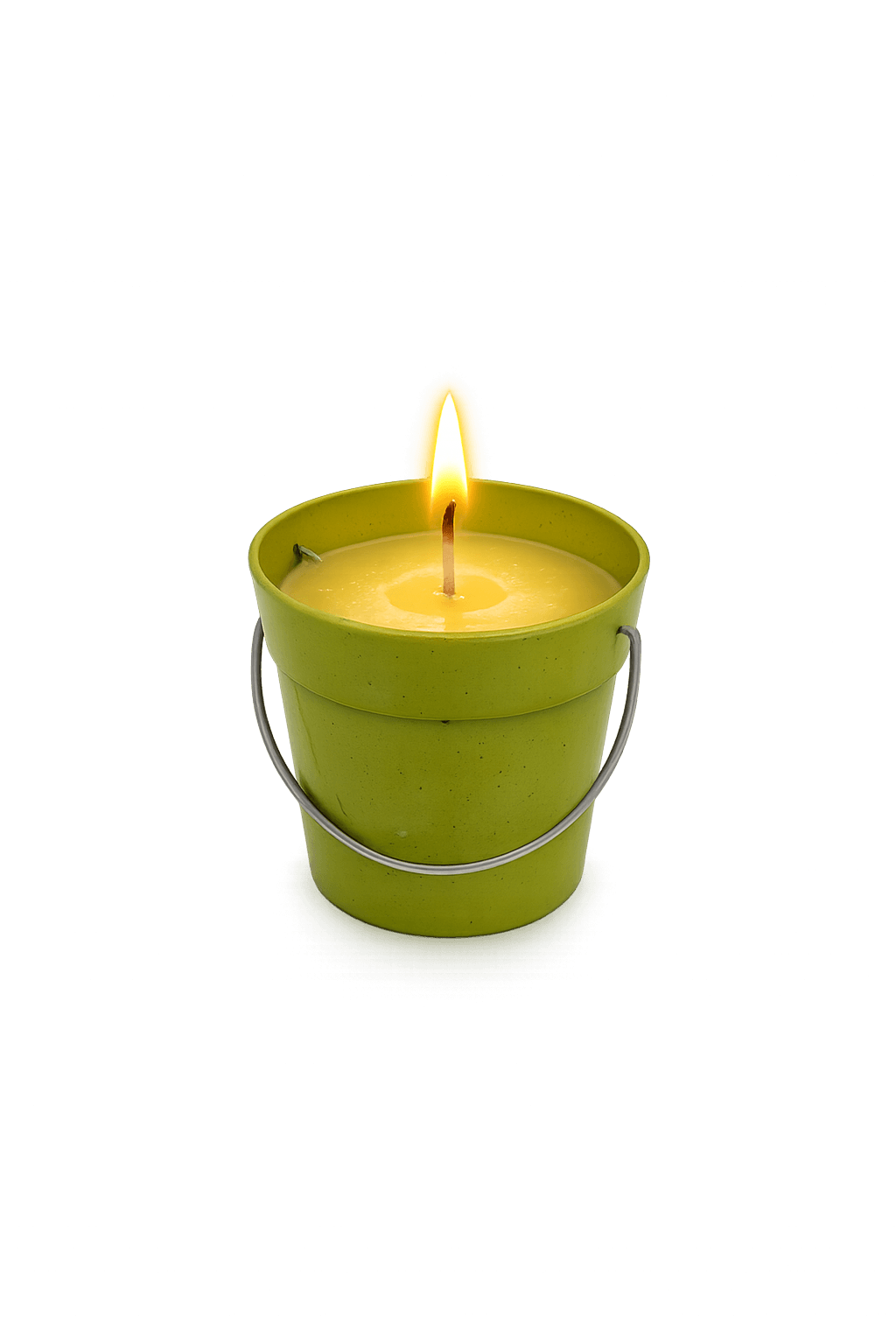 Grüner Eimer mit Citronellafüllung Bild 2