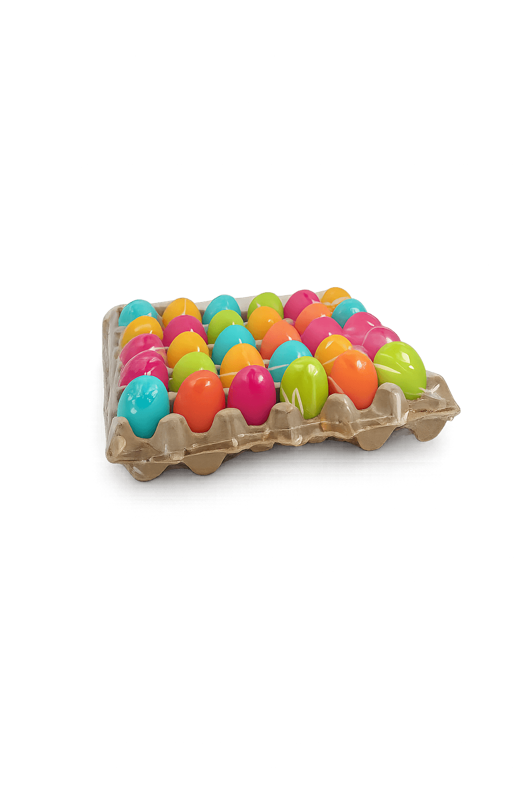 Tray mit 30 bunten Ostereiern Bild 3