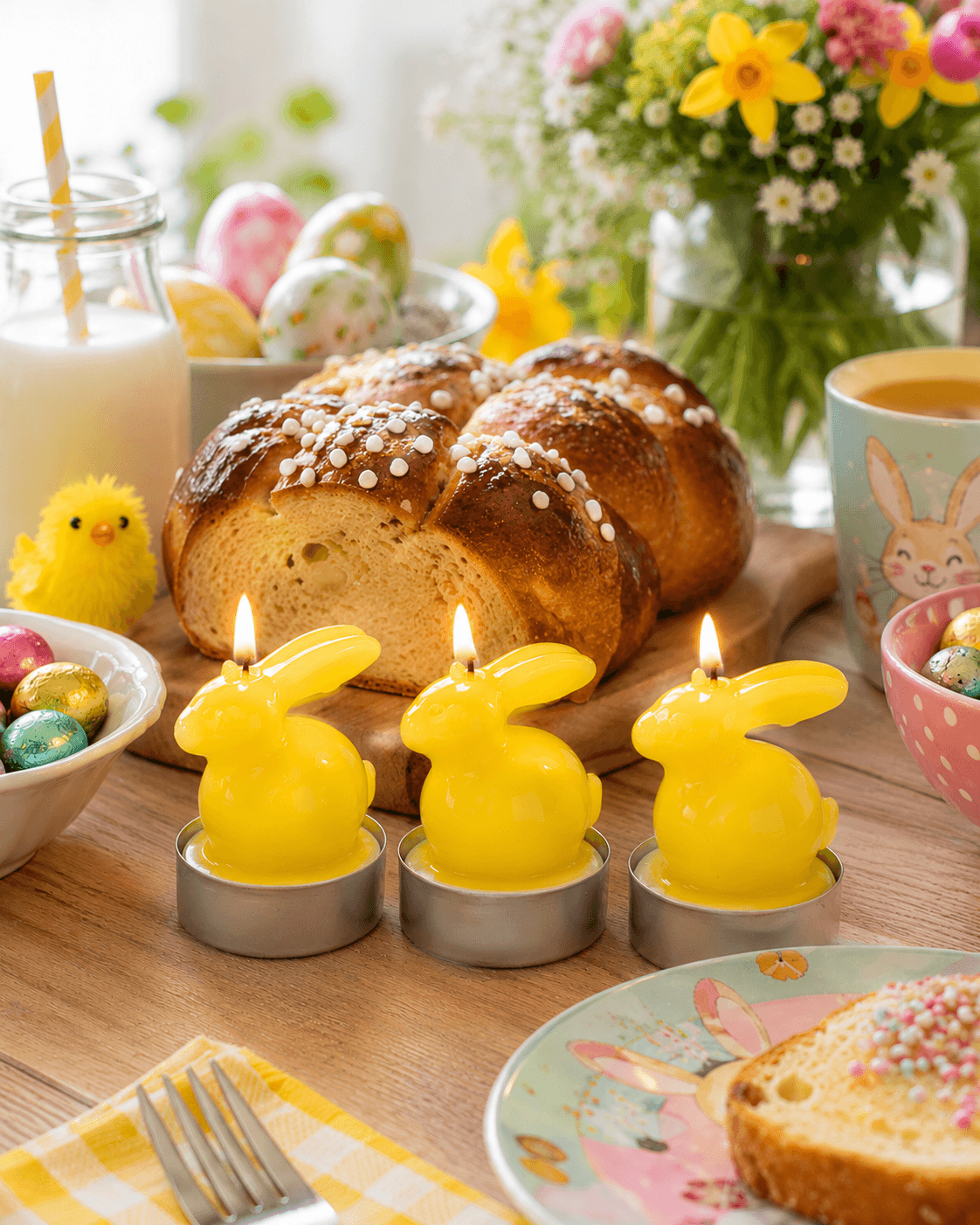 Teelicht Osterhase 3 Stück