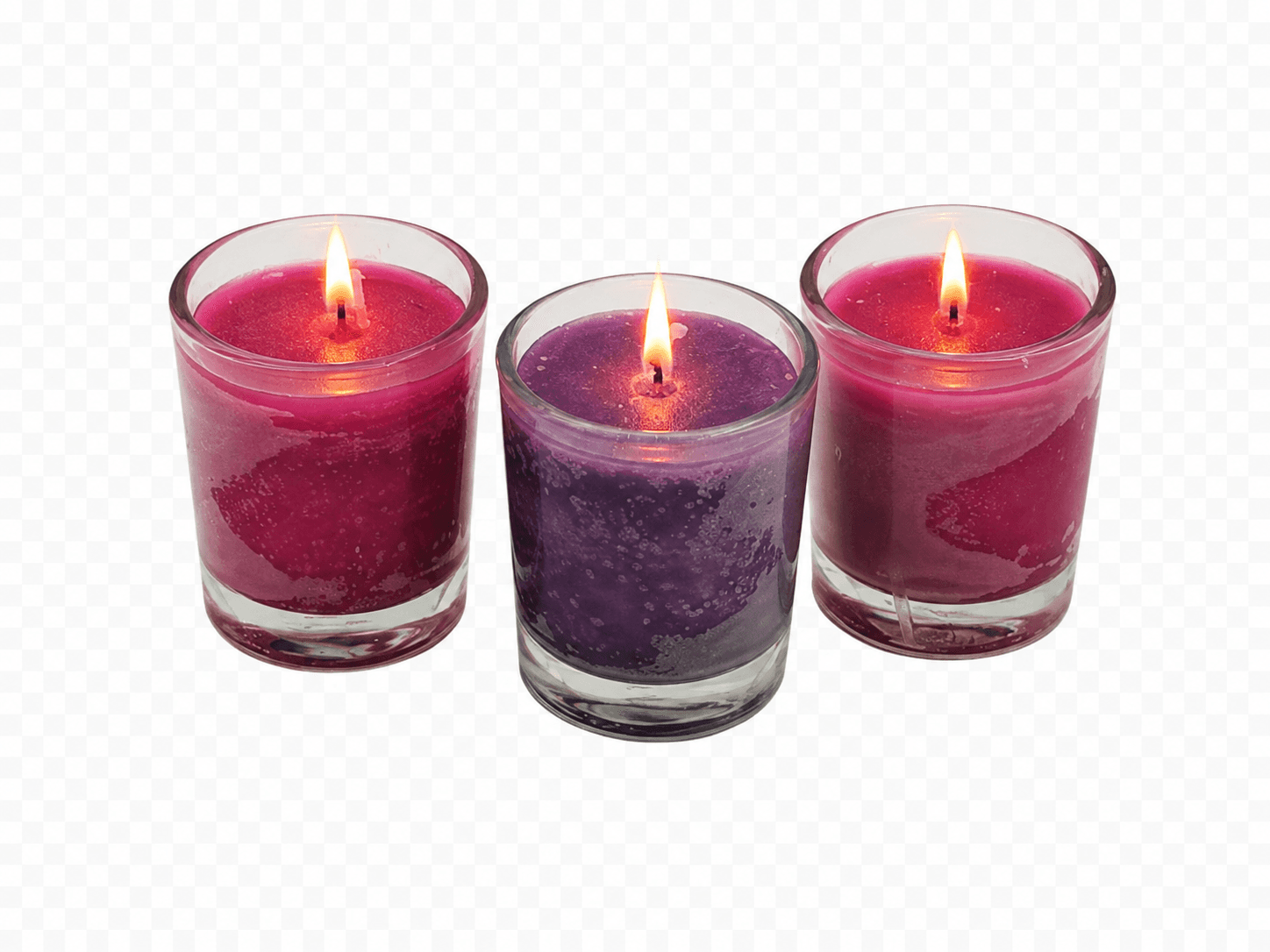 3er-Set Feel Passionsfrucht-Duftkerzen im Glas Bild 2
