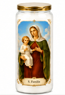 Novenenkerze Sancta Maria, ora pro nobis Bild 2