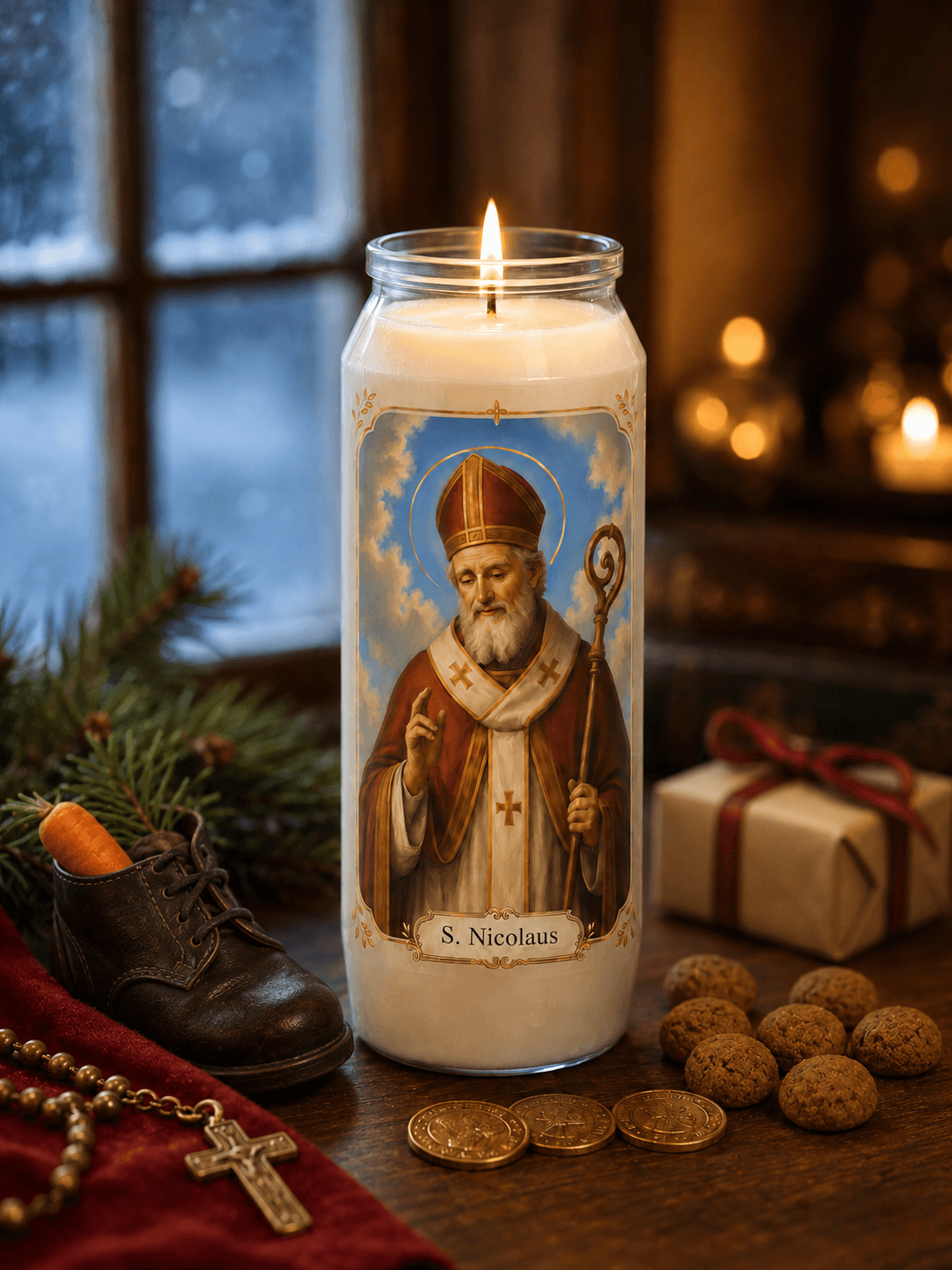 Novenenkerze Hl. Nikolaus