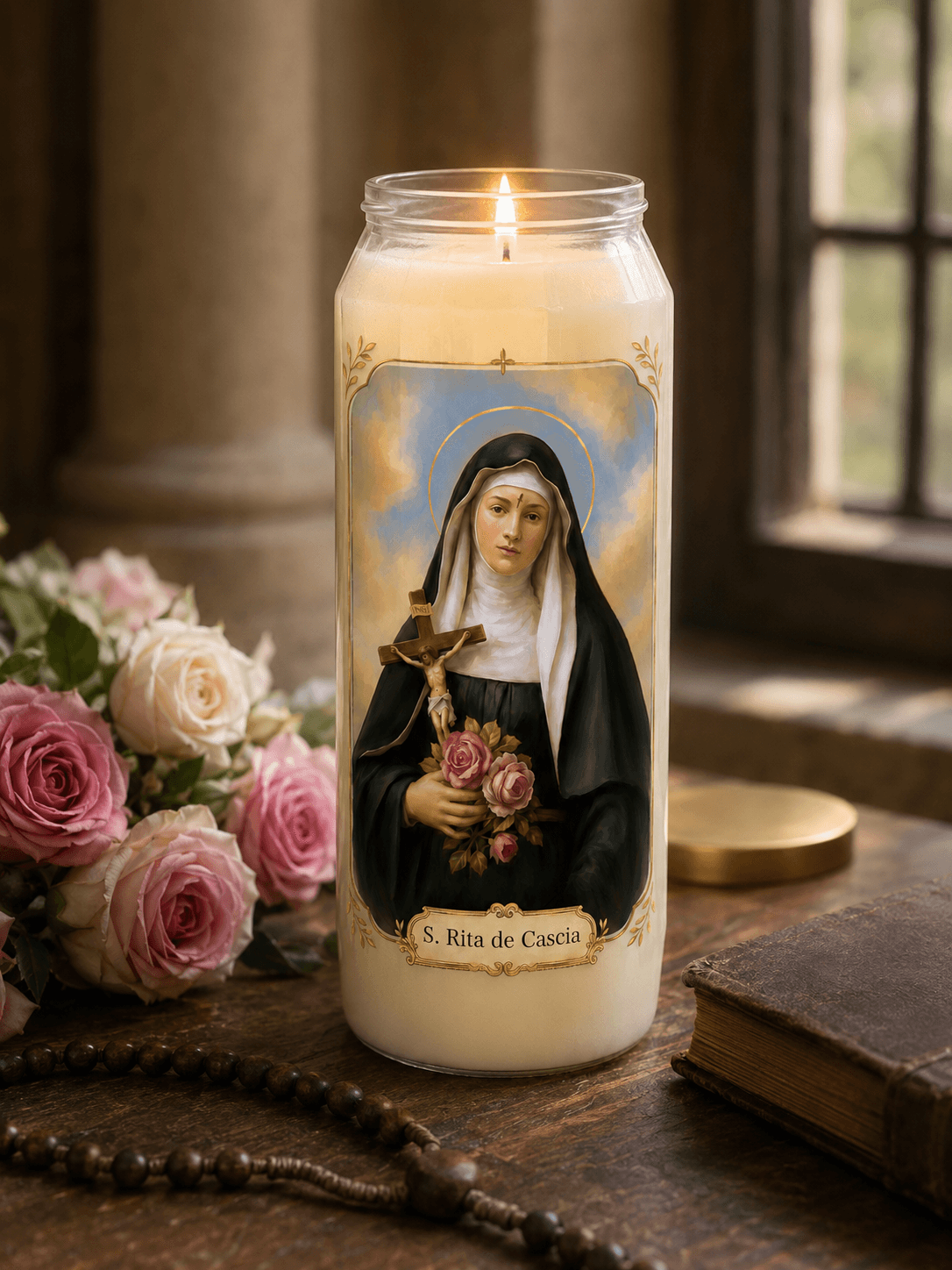 Novenenkerze Hl. Rita von Cascia